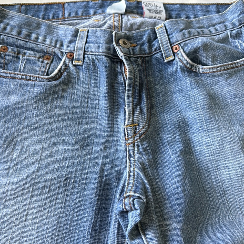 Lucky Brand Dungarees Sweet N’ Low Flare Boot Cut Jeans Vintage Y2K Sz 8/29 USA - Picture 6 of 16